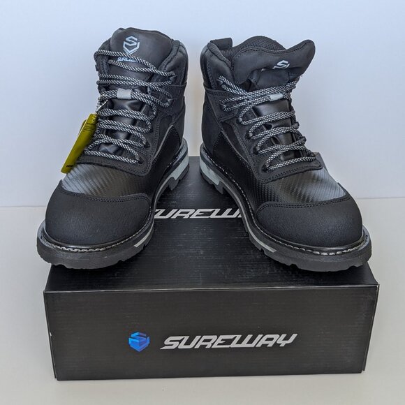 SUREWAY 6 Inch Heavy Duty Work Boots, Size 11, Leather, Soft Toe, Waterproof main image 6